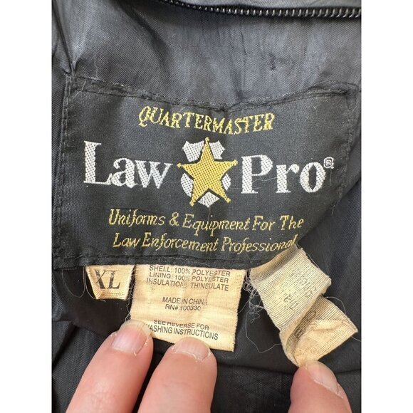 Quartermaster Law Pro mens Green Jacket XL‎ long sleeve collared polyester - Picture 4 of 9